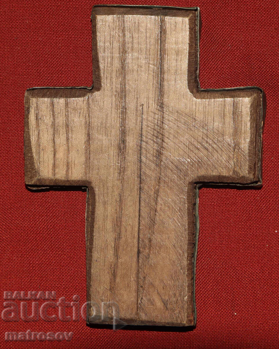 Χειροποίητος παλιός χάλκινος σταυρός, Εσταυρωμένος - 5