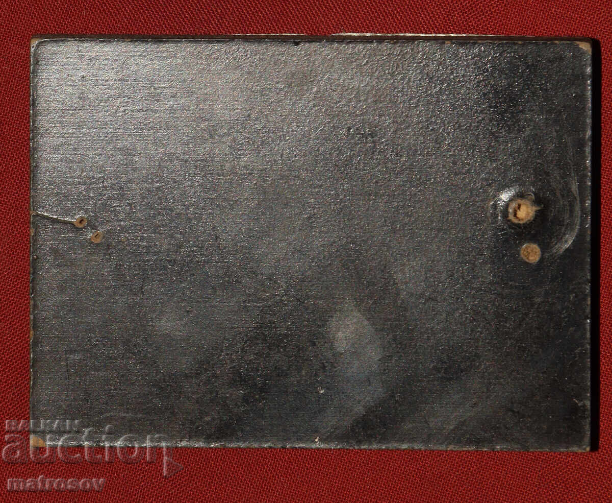 Παράδοση Εικόνα, μεταλλικά εξαρτήματα, λιθογραφία, Παναγία με το Θείο Βρέφος