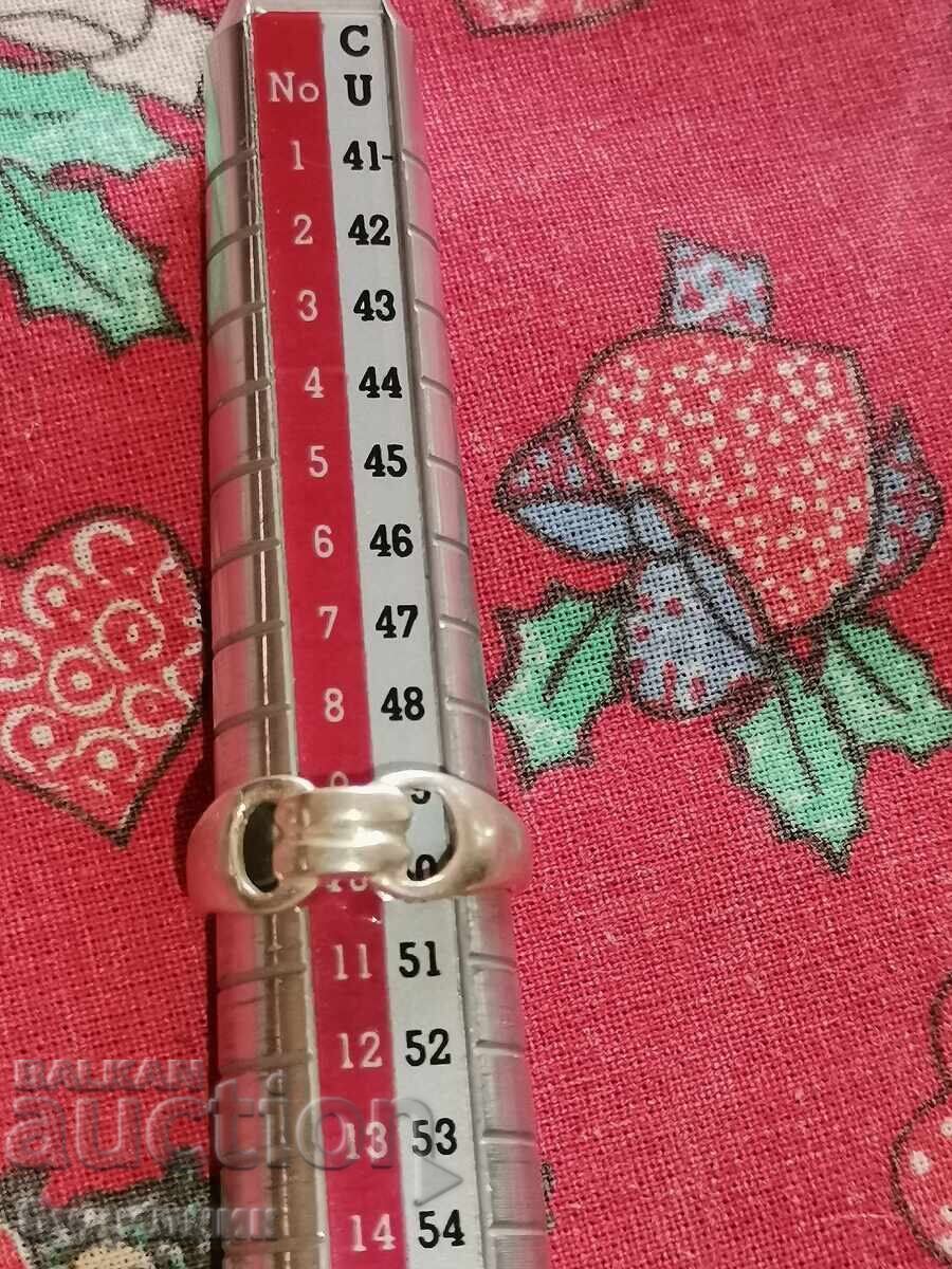 Сребърен пръстен. 15,8мм. Пускам над 100 Аукциона. Разгледай - 6