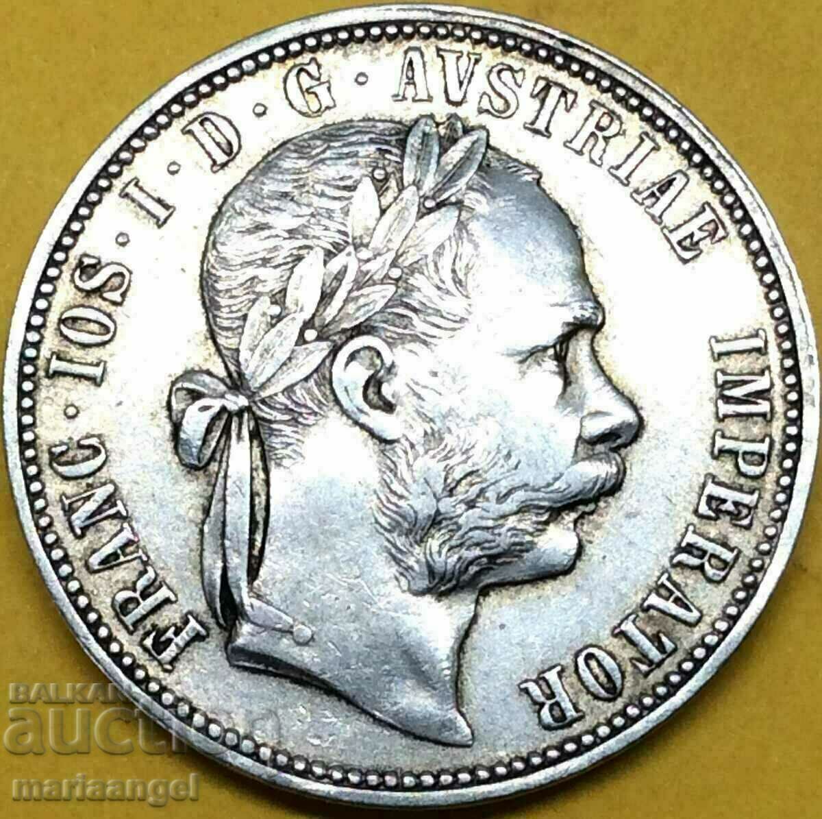 Hungary 1 Florin 1886 Franz Joseph I Silver - 6 Hungary 1 Florin 1886 Franz Joseph I Silver - 6
