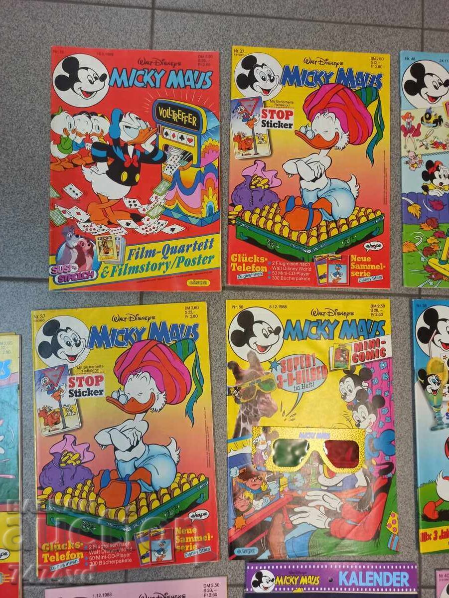 REVISTE PENTRU COLECȚIE MICKEY MOUSE 10 BUCĂȚI cu preț 50.00 BGN | € 25.56 REVISTE PENTRU COLECȚIE MICKEY MOUSE 10 BUCĂȚI cu preț 50.00 BGN | € 25.56