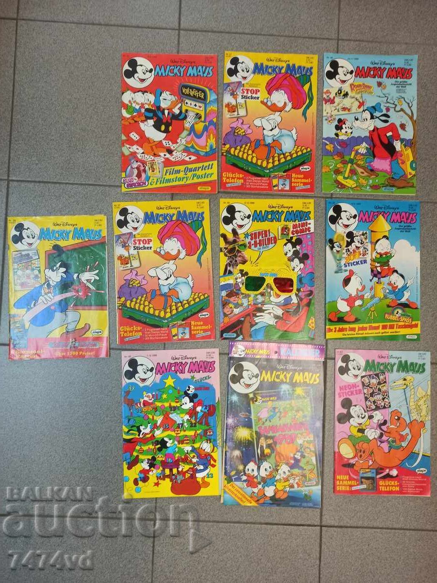 REVISTE PENTRU COLECȚIE MICKEY MOUSE 10 BUCĂȚI REVISTE PENTRU COLECȚIE MICKEY MOUSE 10 BUCĂȚI