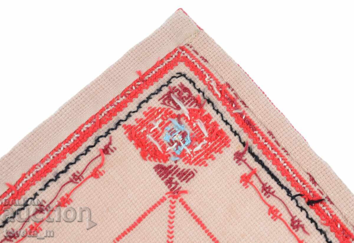 Delivery of Hand-embroidered square with Bulgarian folk embroidery