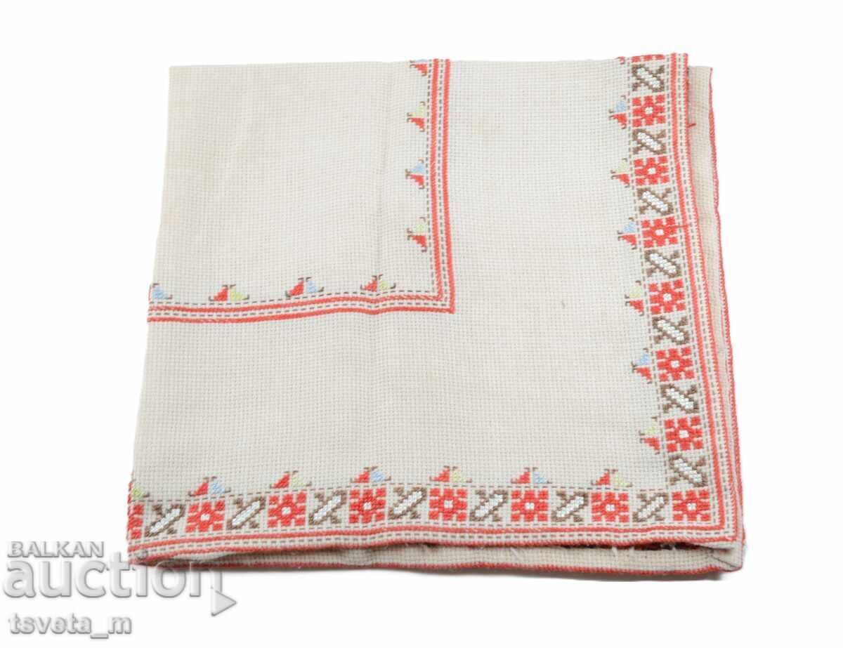 Hand-embroidered square with Bulgarian folk embroidery with price € 6.14 | 12.01 BGN Hand-embroidered square with Bulgarian folk embroidery with price € 6.14 | 12.01 BGN