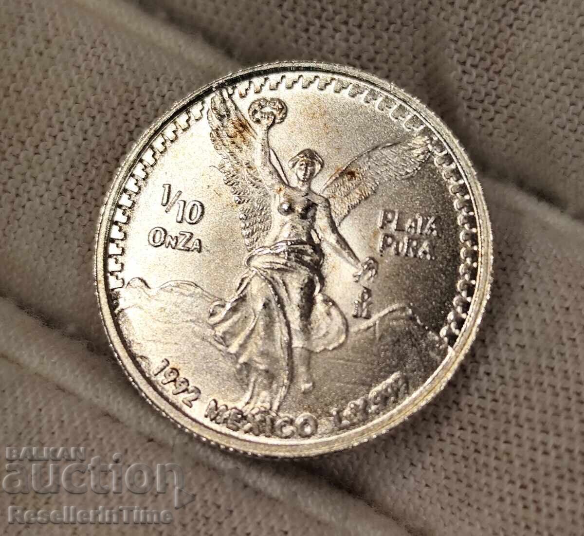 Επενδυτικό ασημένιο νόμισμα "Libertad" 1/10 oz Επενδυτικό ασημένιο νόμισμα "Libertad" 1/10 oz