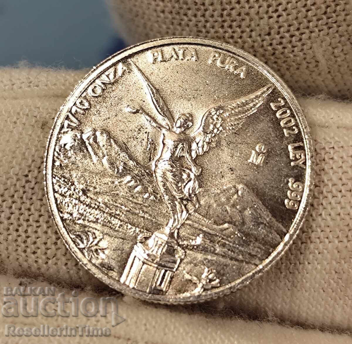 Monedă de argint pentru investiții "Libertad" 1/10 oz Monedă de argint pentru investiții "Libertad" 1/10 oz