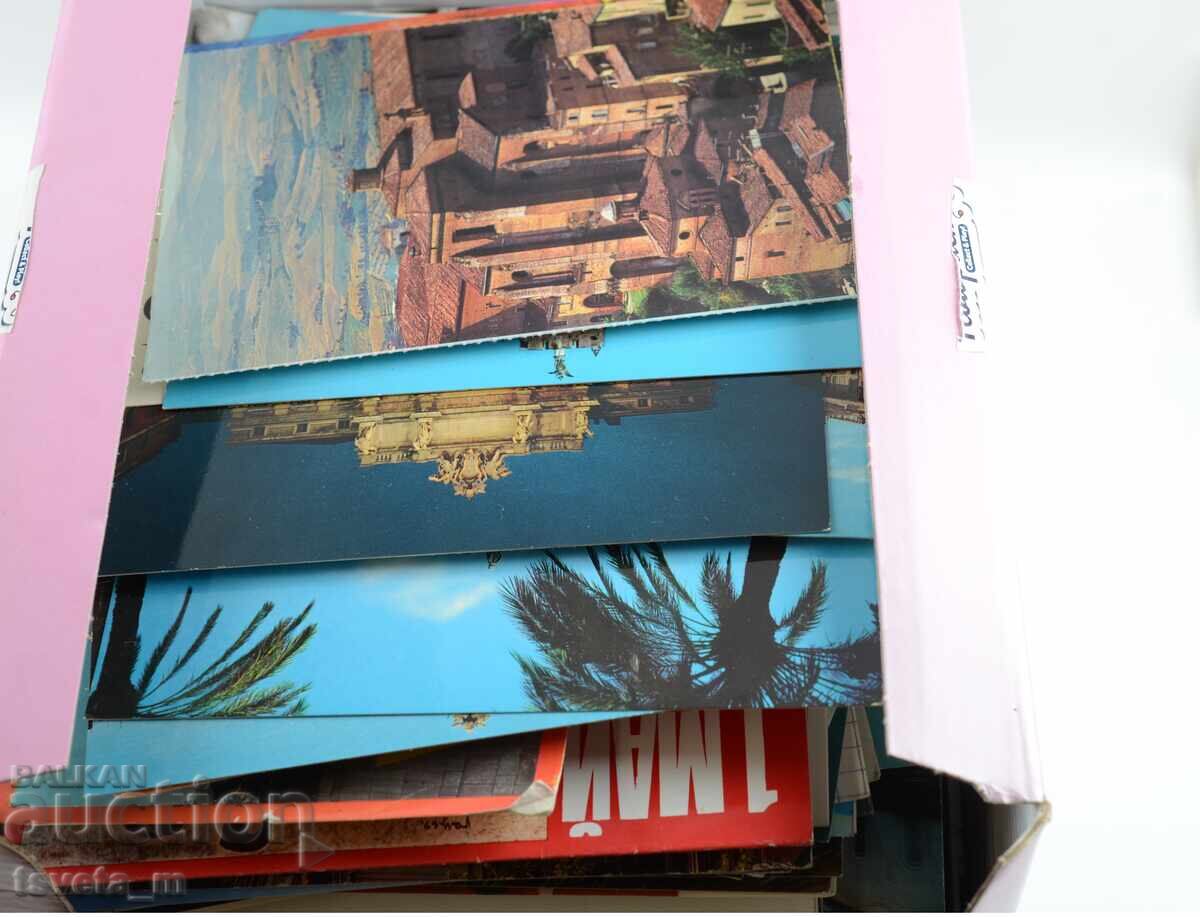 Παράδοση Ταχυδρομικές κάρτες και ευχετήριες κάρτες γεμάτο κουτί 19 x 23 x 18 εκ