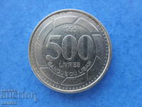 500 ливри 1995 г. Ливан