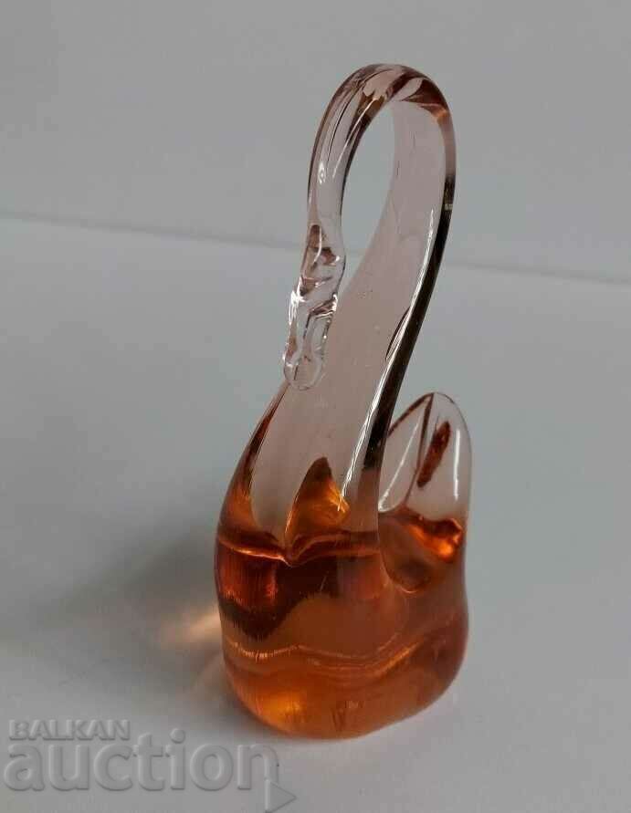 . GLASS FIGURE SWAN STATUETTE TYPE STAINED GLASS with price 9.00 BGN | € 4.60 . GLASS FIGURE SWAN STATUETTE TYPE STAINED GLASS with price 9.00 BGN | € 4.60