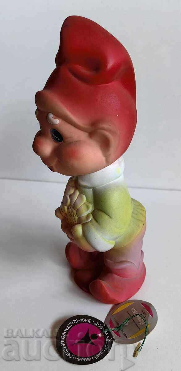 . Dwarf SOC LARGE UNUSED RUBBER TOY DOLL WITH TAG - 5