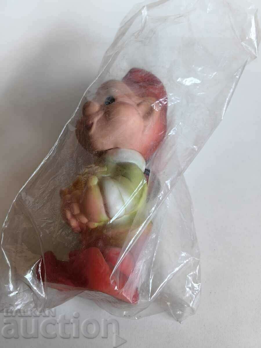 . Dwarf SOC LARGE UNUSED RUBBER TOY DOLL WITH TAG - 7