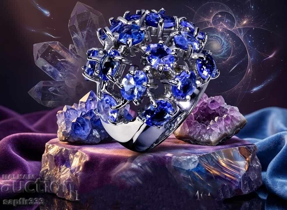 Доставка на ЛУКСОЗЕН ЕЛЕГАНТЕН ПРЪСТЕН С ЕСТЕСТВЕНИ ТАНЗАНИТИ Доставка на ЛУКСОЗЕН ЕЛЕГАНТЕН ПРЪСТЕН С ЕСТЕСТВЕНИ ТАНЗАНИТИ