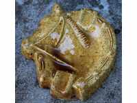 VECHI scrumieră CERAMICĂ CERAMICĂ POTCOAVĂ EXCELENT CONSERVAT