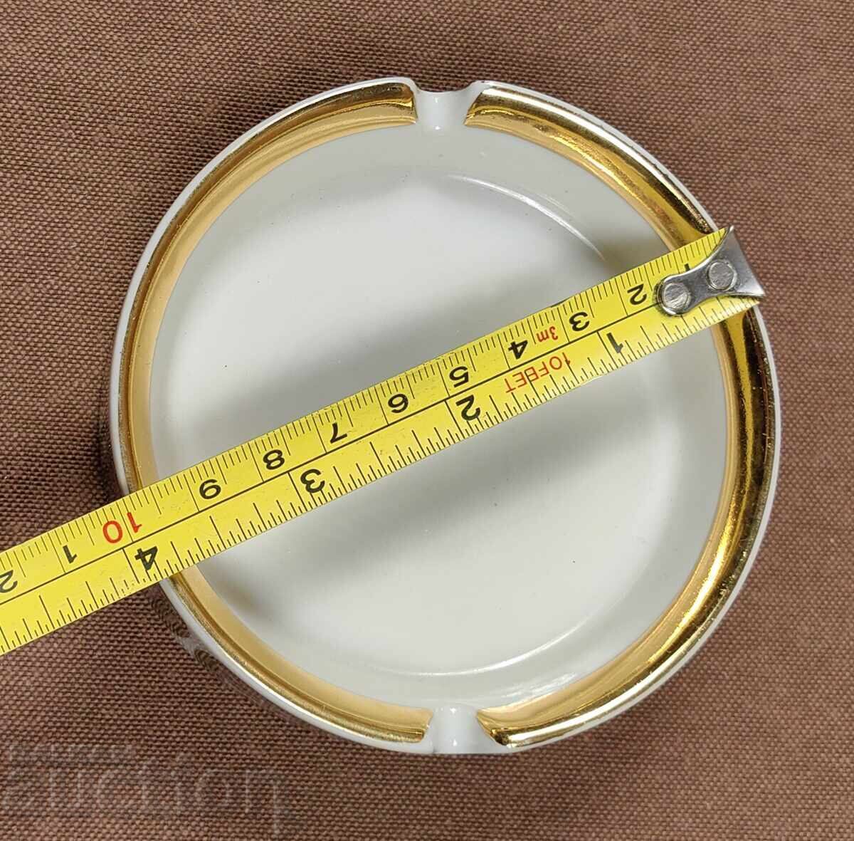 SCRUMIERĂ RARĂ DE PORCELAN NEUTILIZAT ISTORIA BULGARĂ - 6