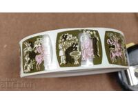 SCRUMIERĂ RARĂ DE PORCELAN NEUTILIZAT ISTORIA BULGARĂ