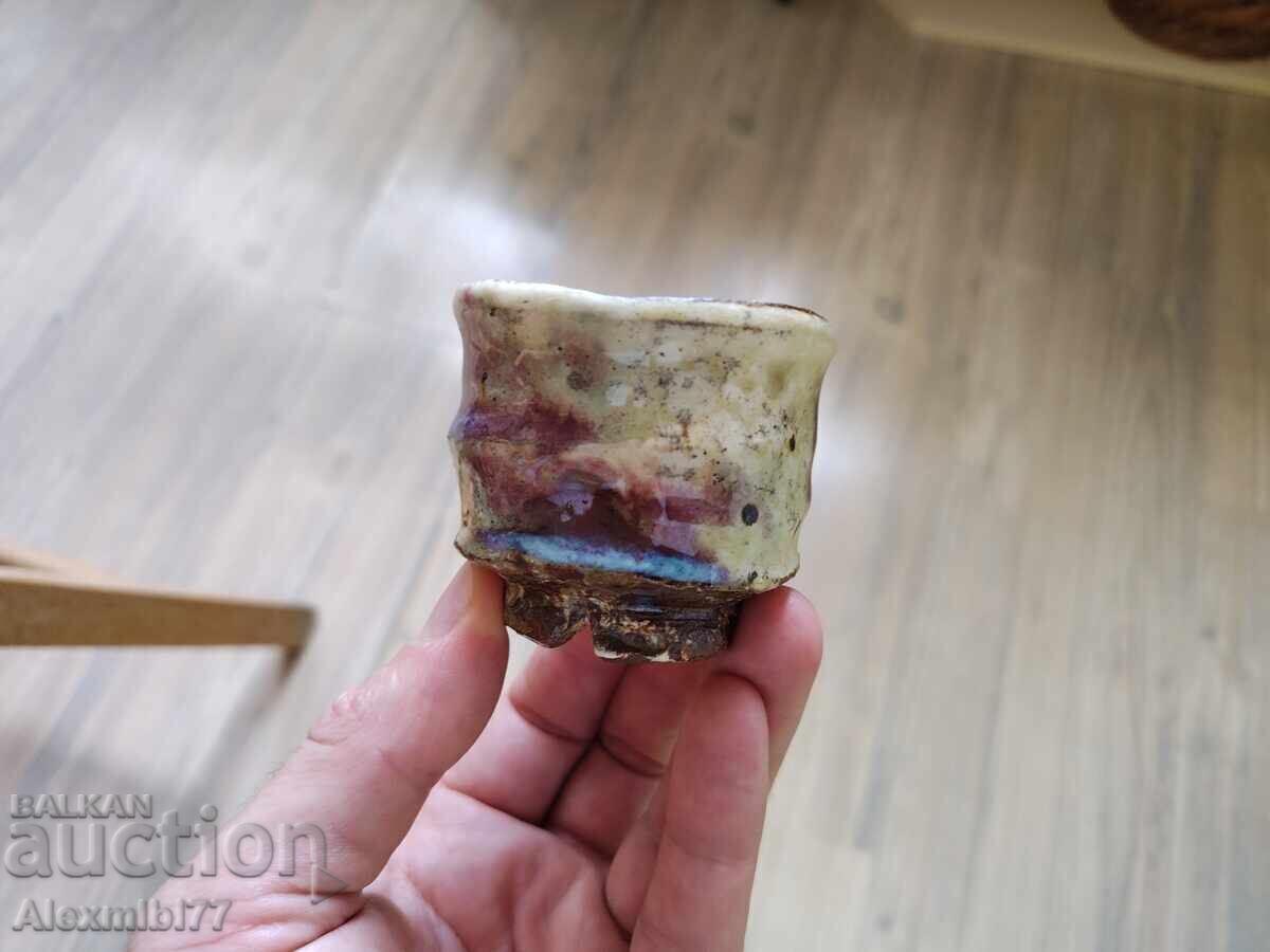 Handmade - Japanese Ceramics - Hagi-yaki Sake Cup - Japan with price 240.00 BGN | € 122.71