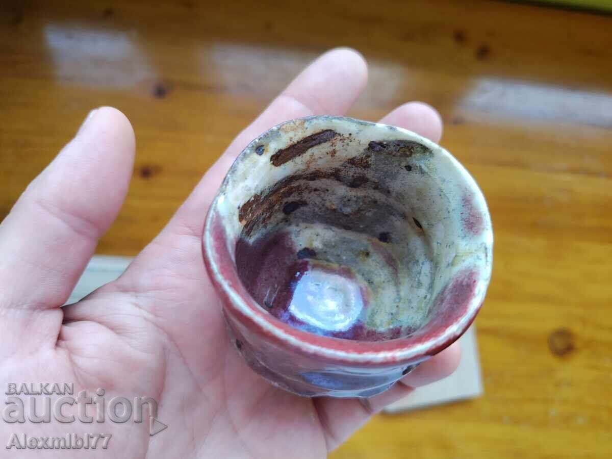 Handmade - Japanese Ceramics - Hagi-yaki Sake Cup - Japan - 5