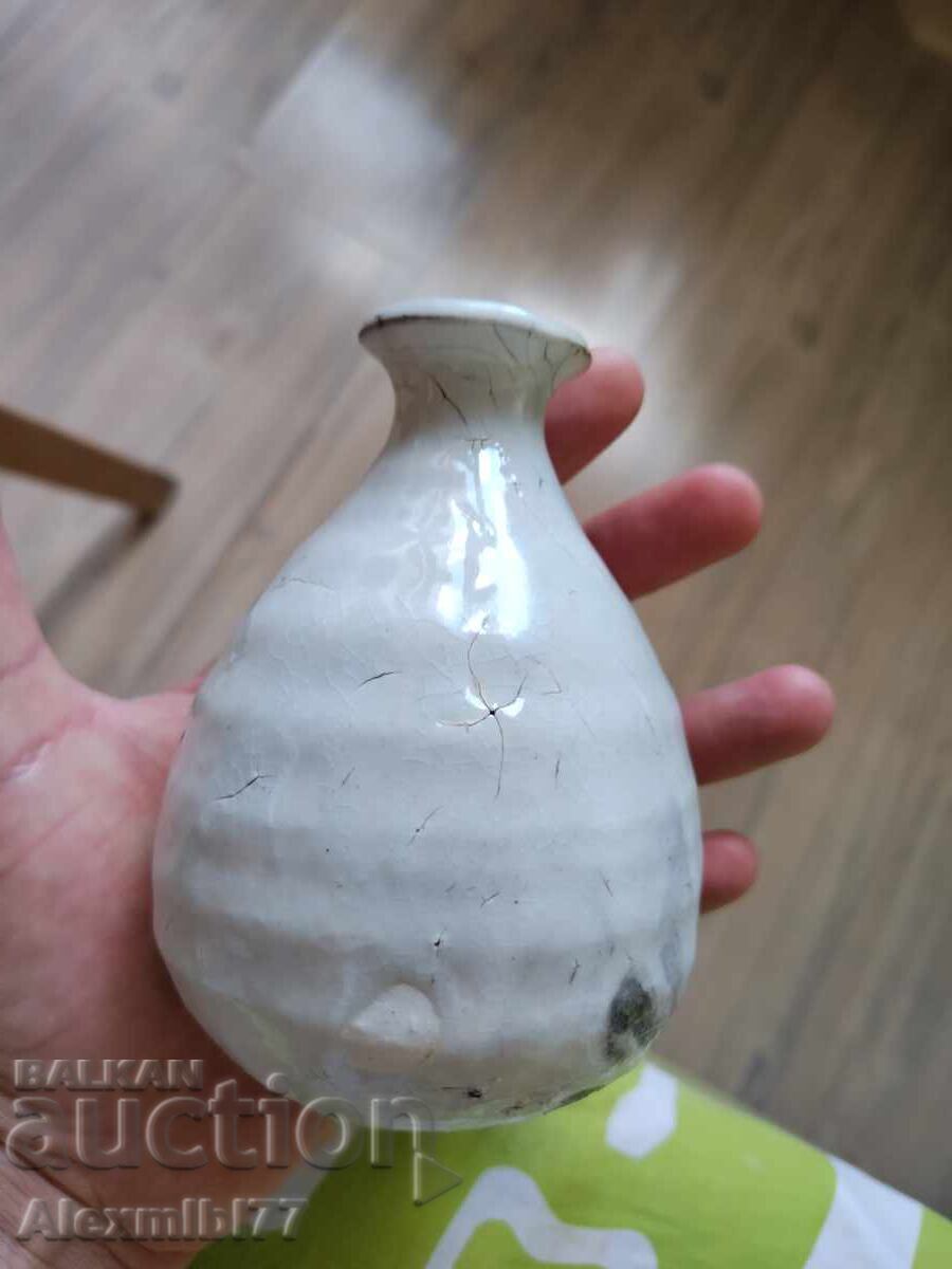 Handmade - Japanese Ceramic - Hagi-yaki Sake Bottle - Japan with price 280.00 BGN | € 143.16