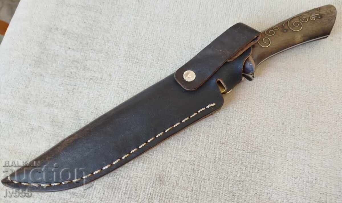 Delivery of FOR SALE OLD MASTER HUNTER'S KNIFE WITH SHEATH - VMZ Sopot