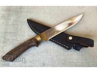 FOR SALE OLD MASTER HUNTER'S KNIFE WITH SHEATH - VMZ Sopot