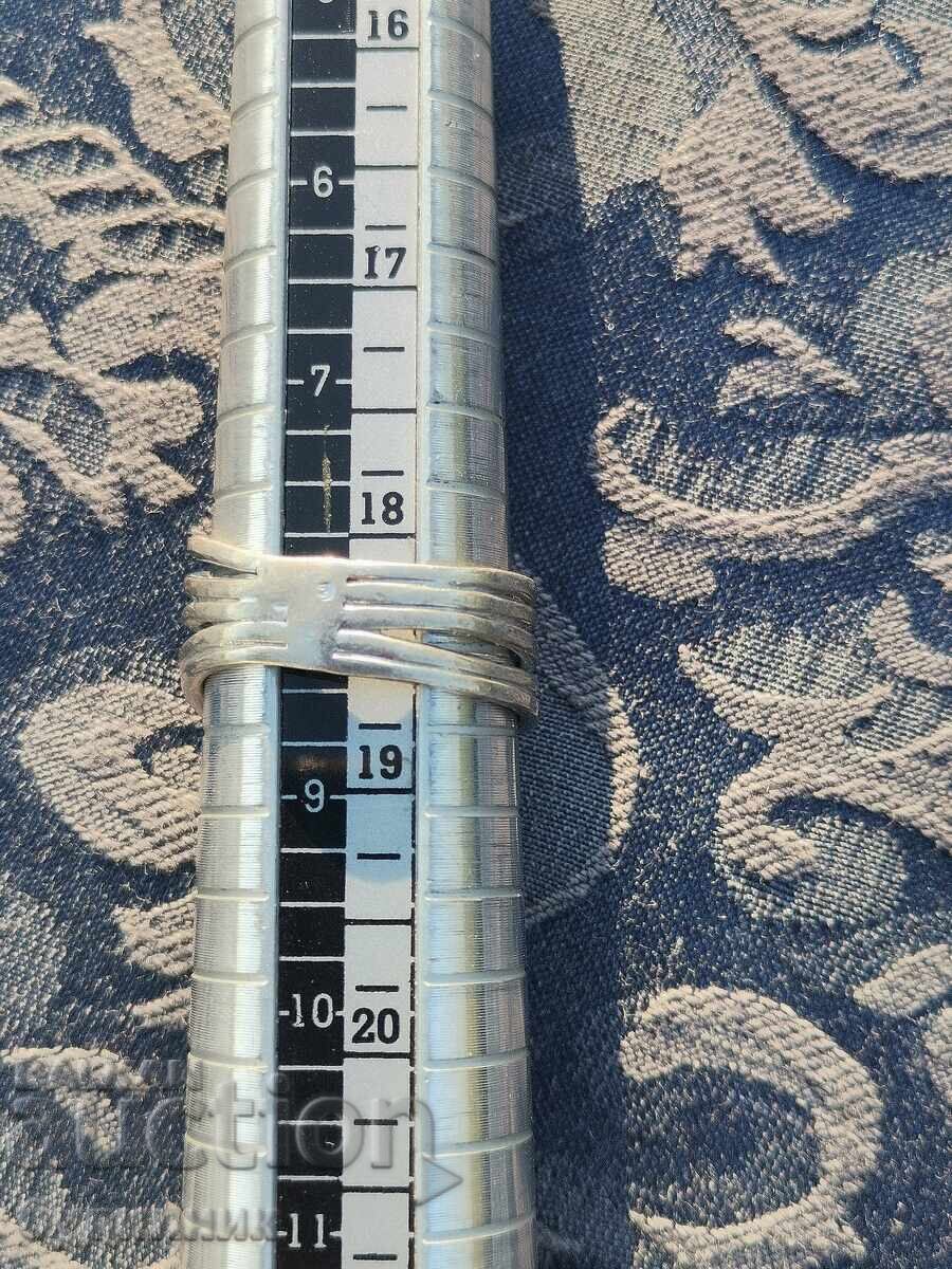 Сребърен пръстен. 18,2мм. Пускам над 100 Аукциона. Разгледай - 6 Сребърен пръстен. 18,2мм. Пускам над 100 Аукциона. Разгледай - 6