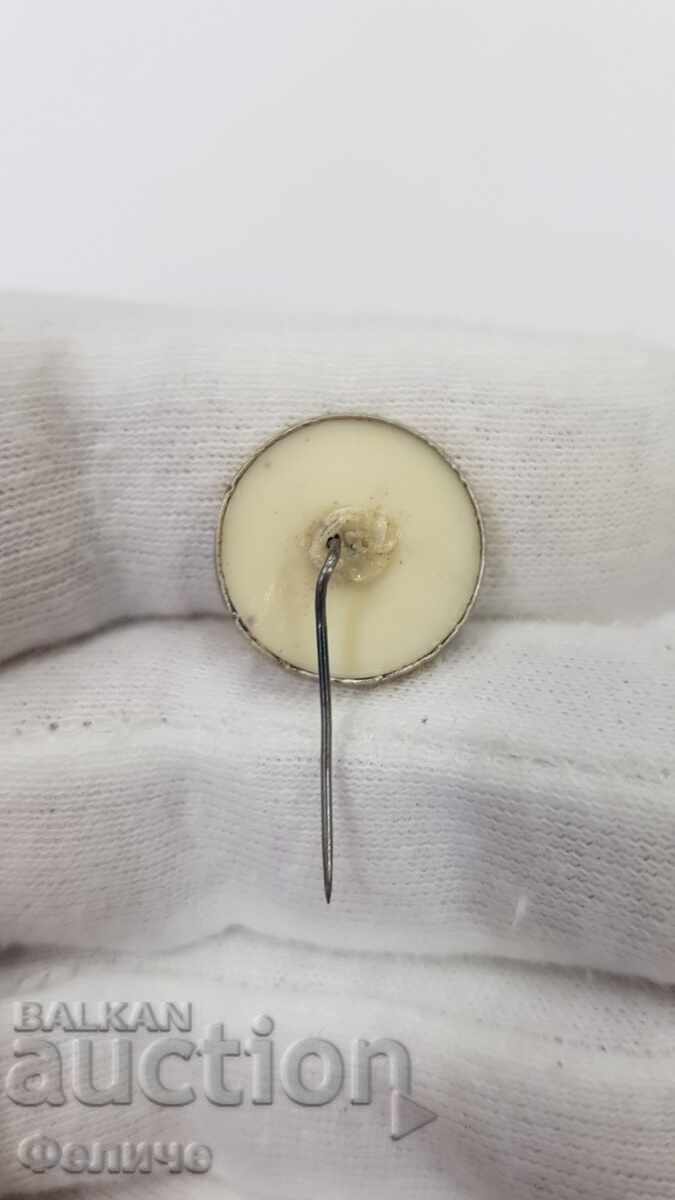 Livrarea Semn, insignă foarte rară - Levski - Sofia, fotbal