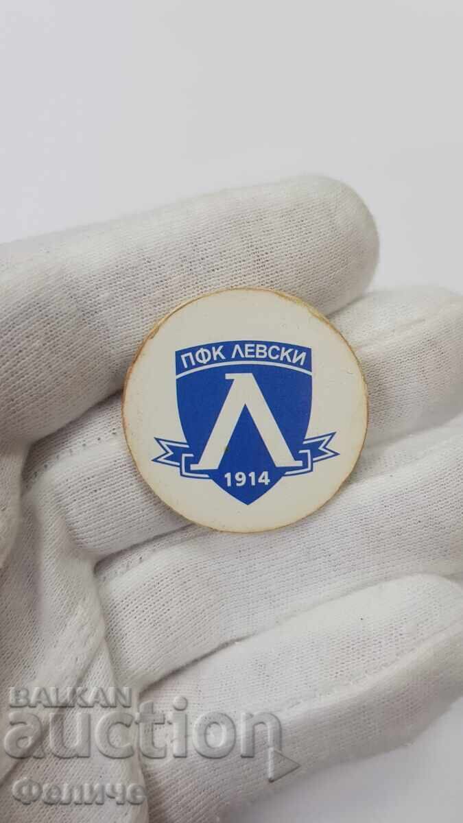 Рядък знак, значка - Левски - София, футбол с цена 40.00 лв. | € 20.45 Рядък знак, значка - Левски - София, футбол с цена 40.00 лв. | € 20.45