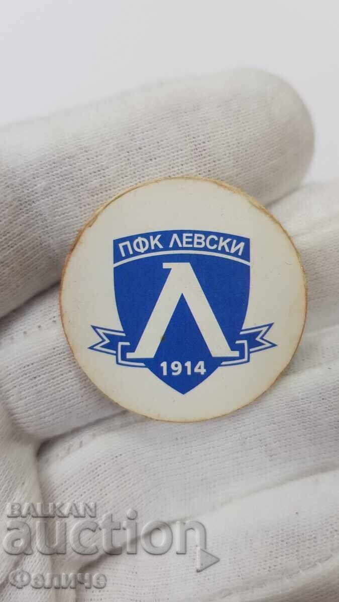 Рядък знак, значка - Левски - София, футбол Рядък знак, значка - Левски - София, футбол