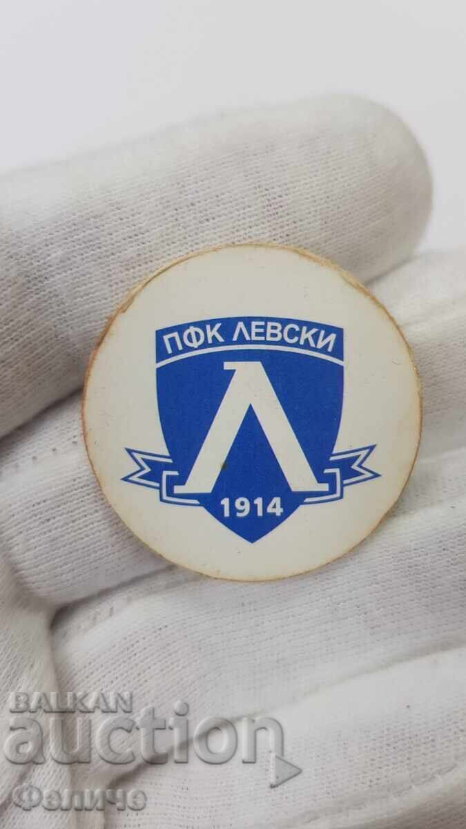 Σπάνιο σήμα, κονκάρδα - Λέφσκι - Σόφια, ποδόσφαιρο