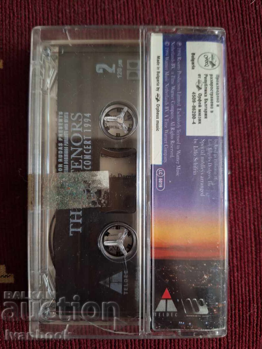 Аукцион Аудио касета - Тримата тенори и Мента