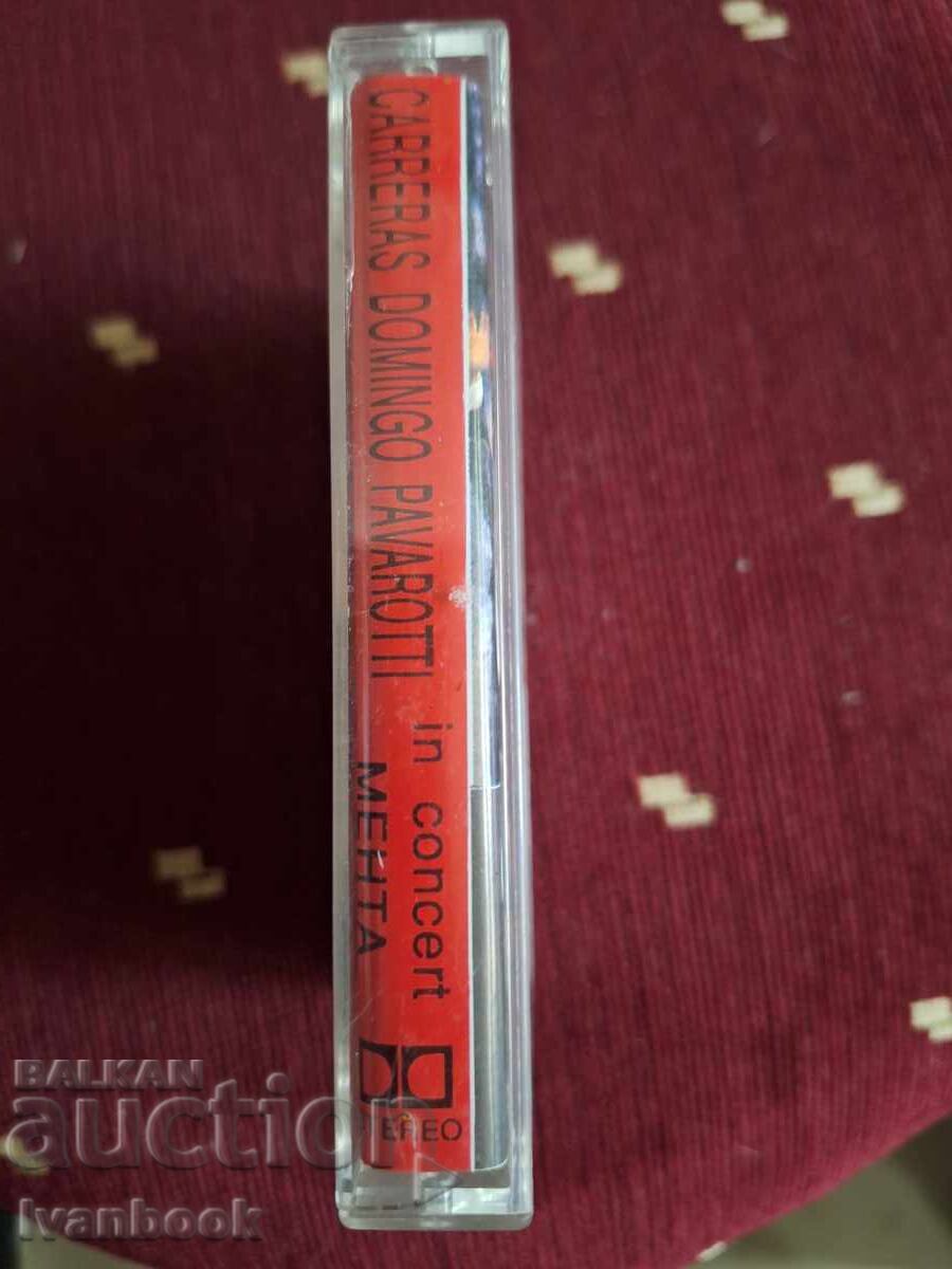 Audio Cassette - The Three Tenors and Menta with price 3.50 BGN | € 1.79