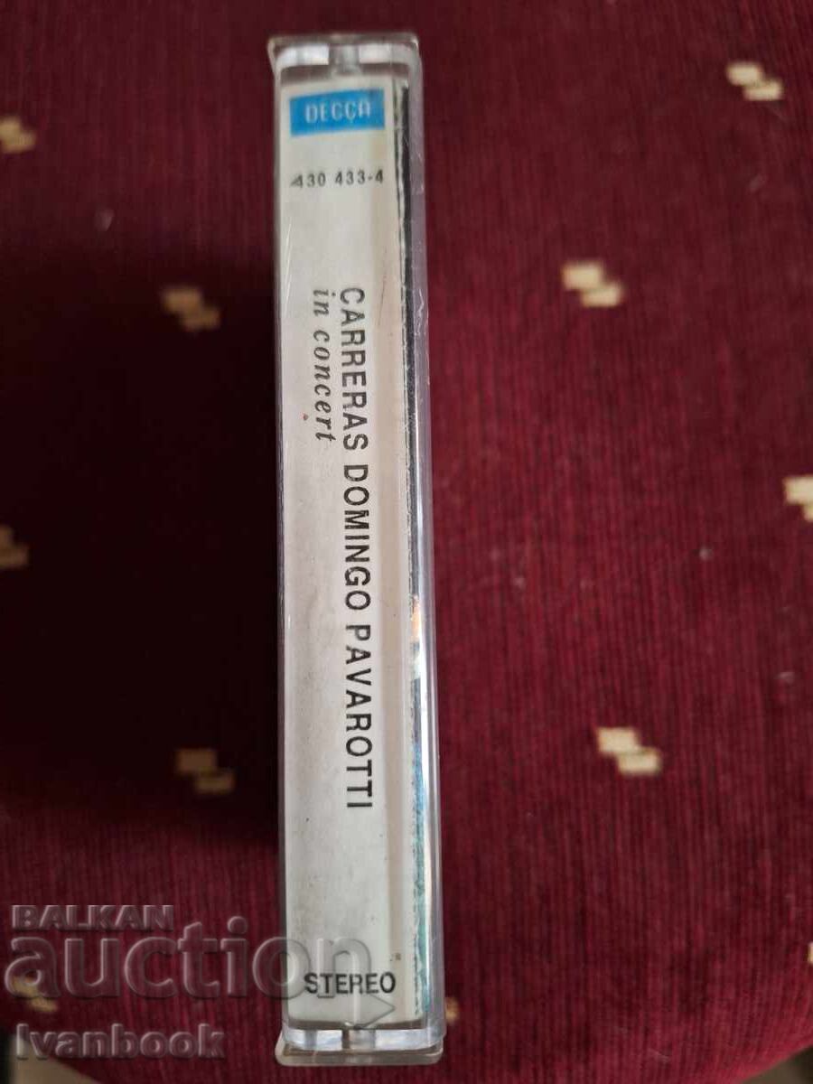 Audio Cassette - The Three Tenors and Menta with price 3.00 BGN | € 1.53