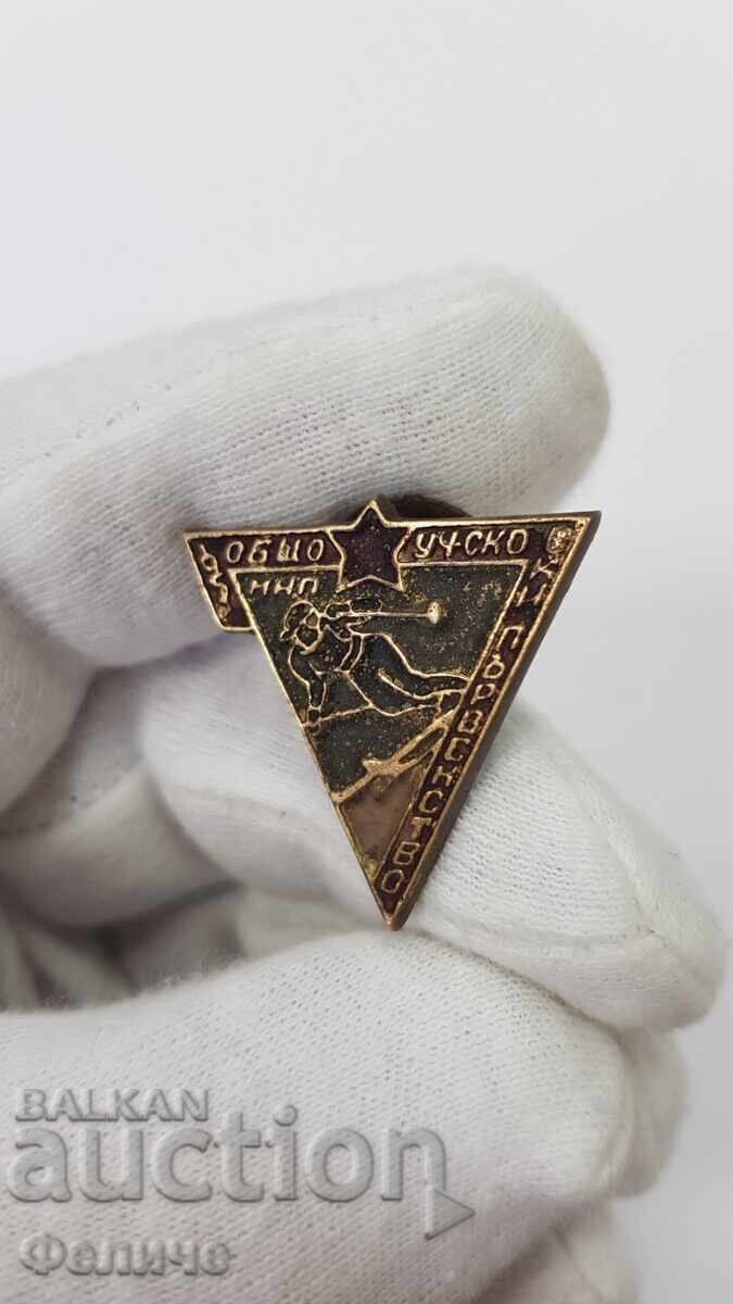 Livrarea Semn foarte rar, insignă - schi - Campionat 1950 - 1955