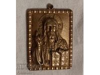 Антична, винтидж миниатюрна бронзова икона