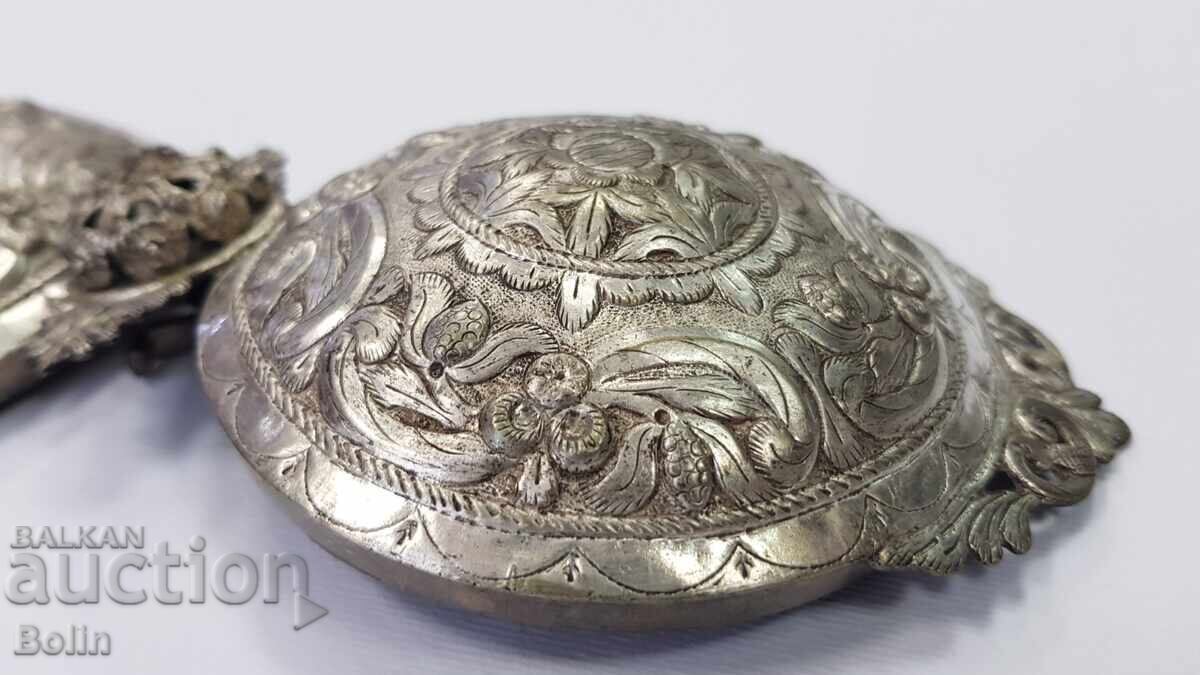 Silver wrought Revivalist buckle, buckles - Karlovo - 19th c - 6