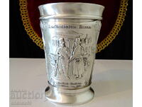 Cană de cositor, halbă 300 ml, Poștă Germană din 1820
