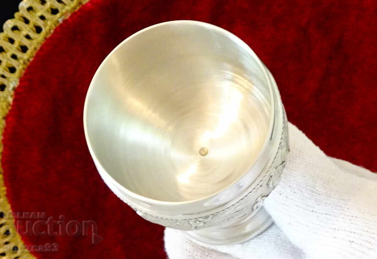 Ψηλό κασσιτέρινο ποτήρι για ρακή, Εκδρομή με τιμή 35.00 BGN | € 17.90