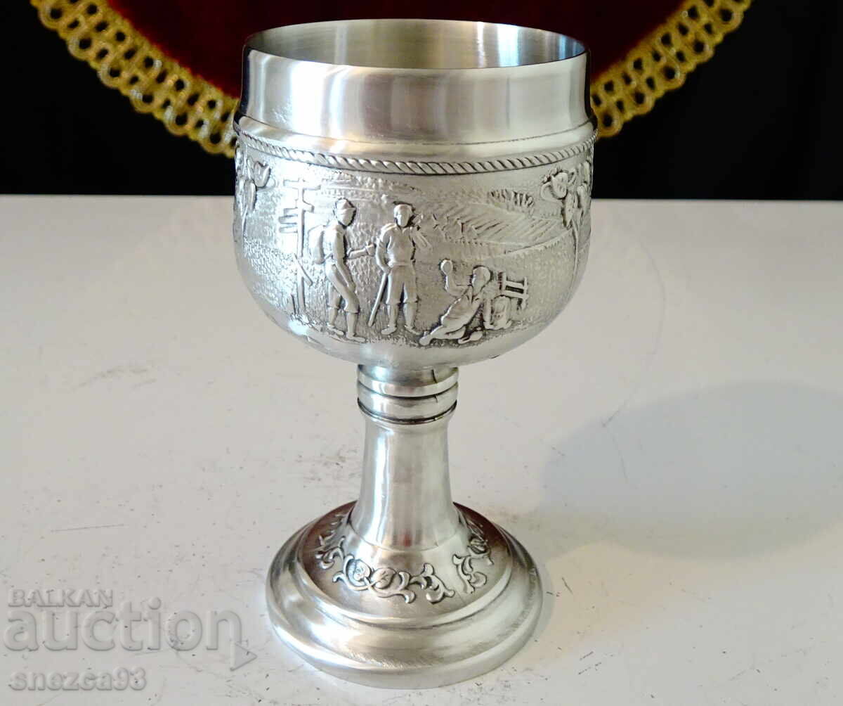 Ψηλό κασσιτέρινο ποτήρι για ρακή, Εκδρομή - 5