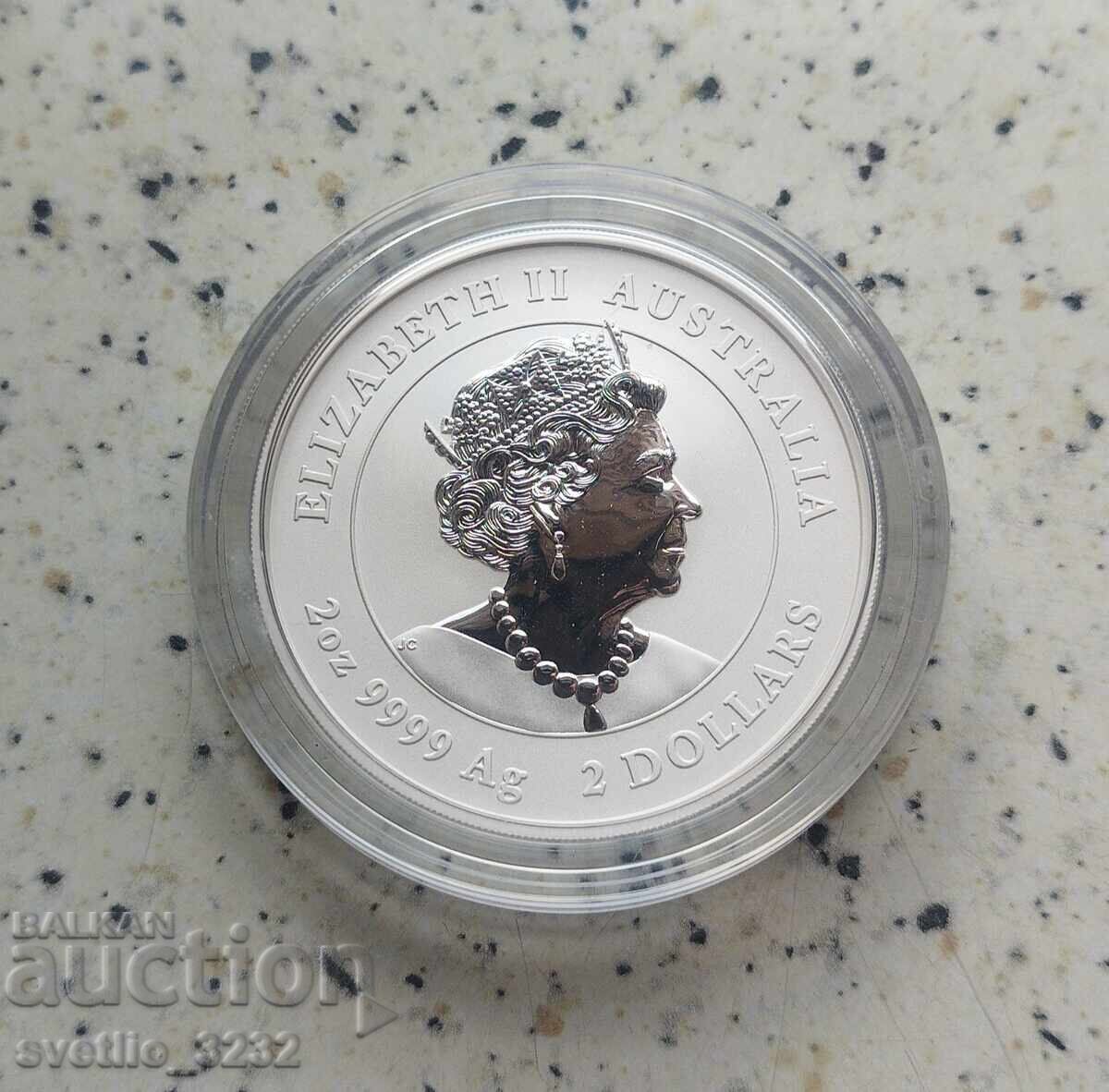 Silver 2 OZ 2021 Buffalo with price 269.00 BGN | € 137.54