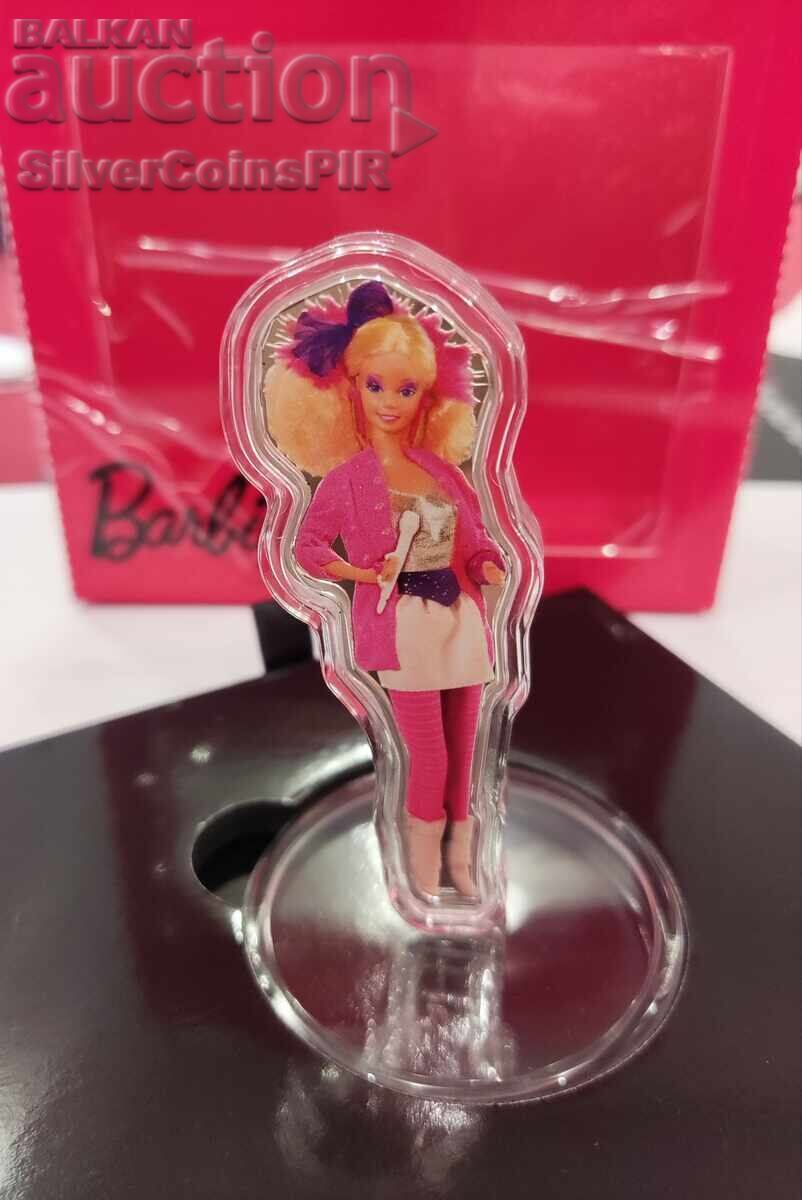 Silver 1 oz Barbie Singer 2024 Solomon Islands Silver 1 oz Barbie Singer 2024 Solomon Islands