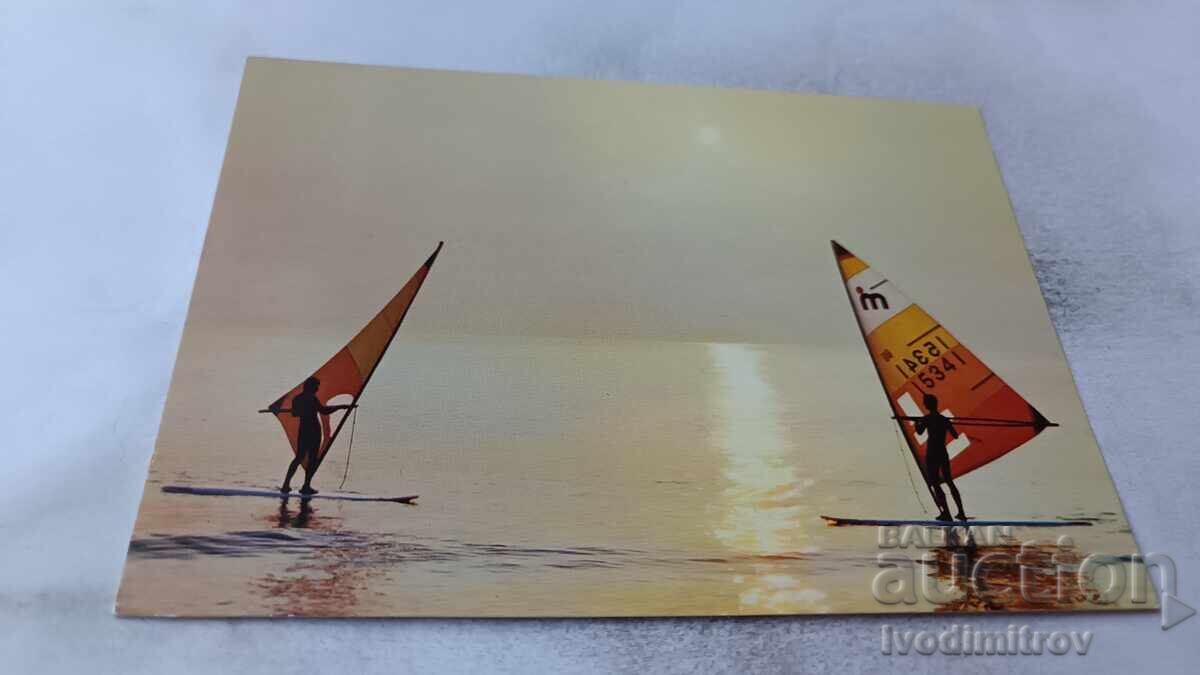 Καρτ ποστάλ Βουλγαρική Μαύρη Θάλασσα 1987 Καρτ ποστάλ Βουλγαρική Μαύρη Θάλασσα 1987