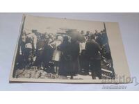 Photo Sofia High-ranking officers men and women on the square