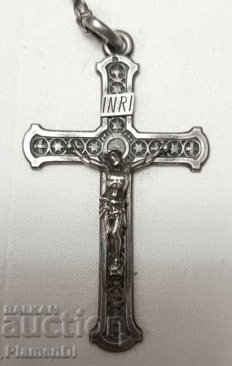 Δημοπρασία Ροζάριο Αντίκας ασημένιο κομποσκοίνι