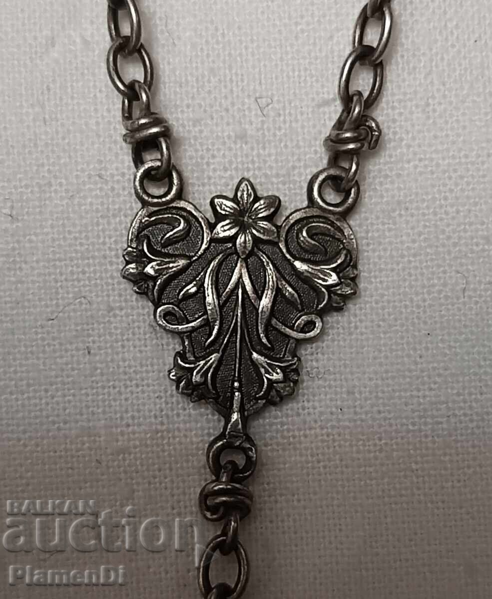 Ροζάριο Αντίκας ασημένιο κομποσκοίνι - 5