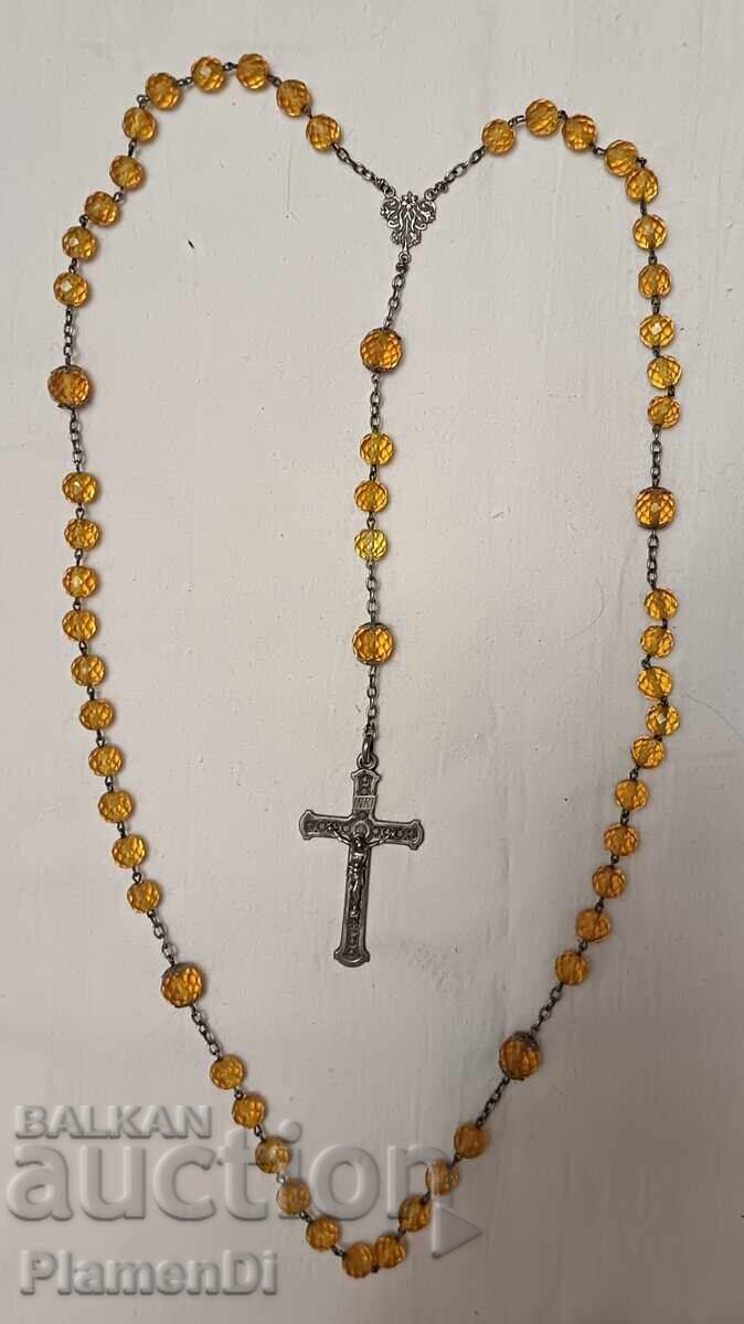 Ροζάριο Αντίκας ασημένιο κομποσκοίνι