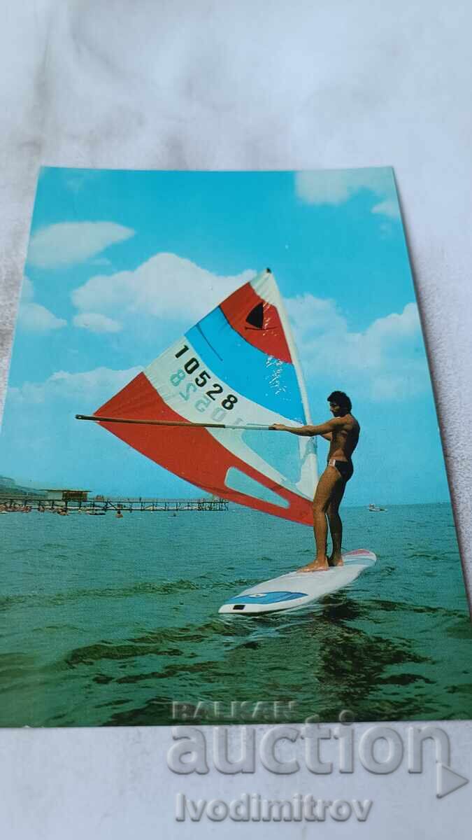 Carte poștală Marea Neagră Bulgară 1988 Carte poștală Marea Neagră Bulgară 1988