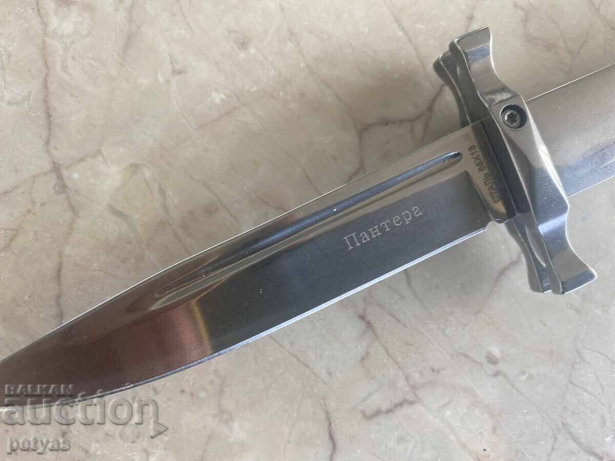 Δημοπρασία Πτυσσόμενο μαχαίρι ΠΑΝΘΗΡΑΣ - ΛΕΥΚΟ /τύπου NKVD/ 100kh232