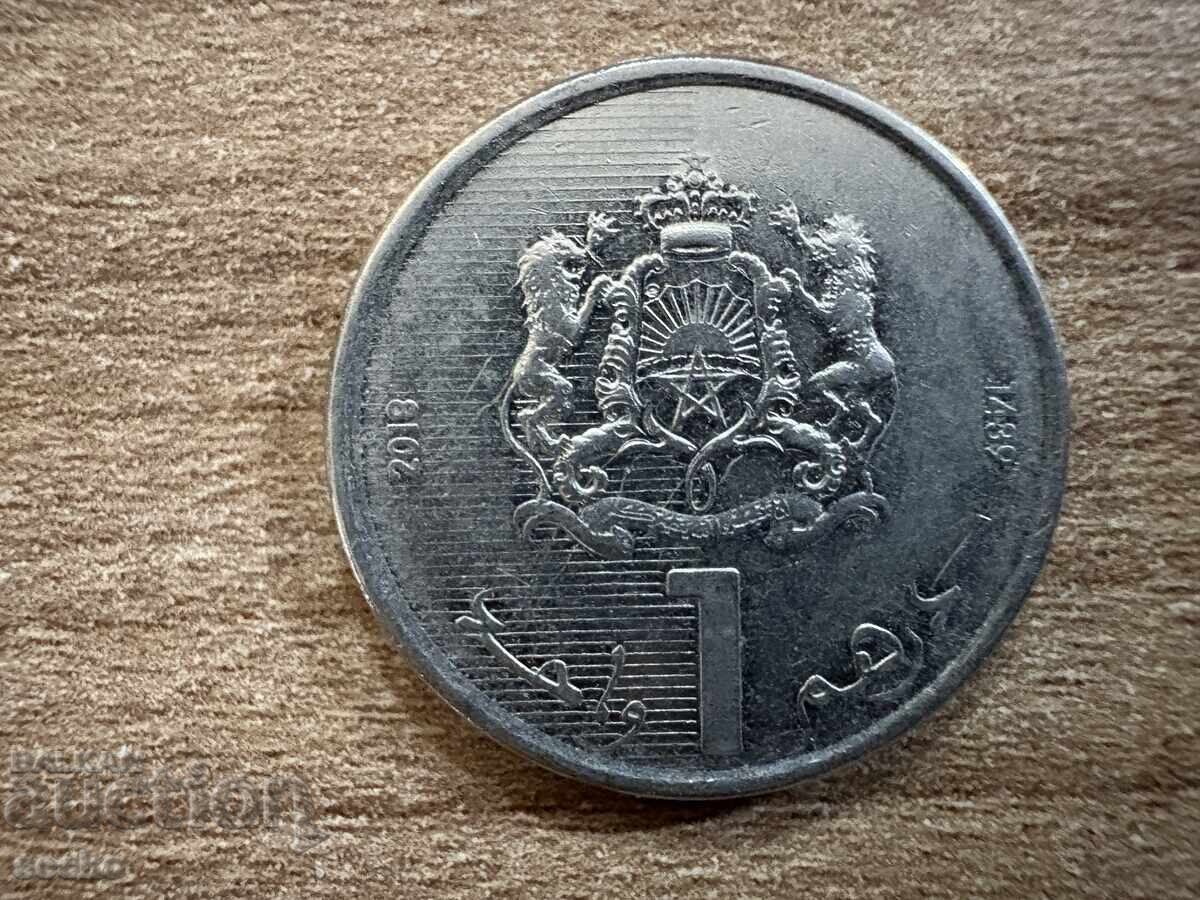 Maroc - 1 dirham (2018) Maroc - 1 dirham (2018)