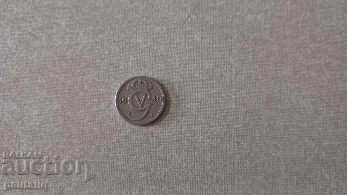 Auction  25 Öre Sweden 1940 - Silver