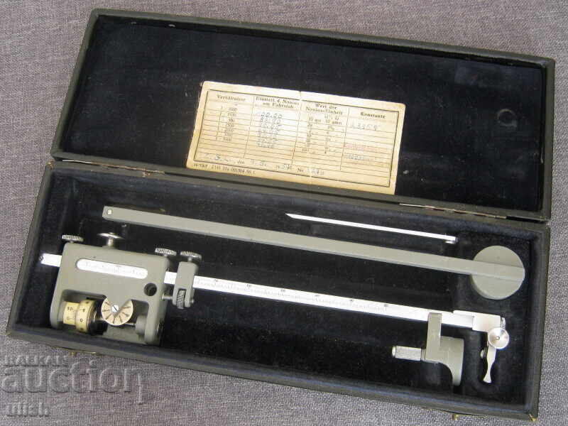Стар полар планметър измервателен уред Reiss кутия